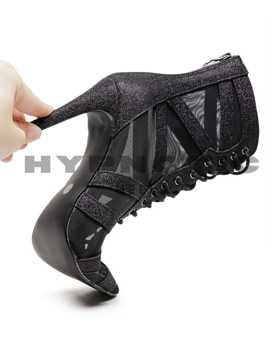 Hustler - Glitter Black