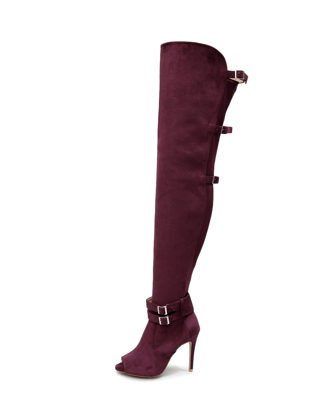 Roulette - Burgundy Suede